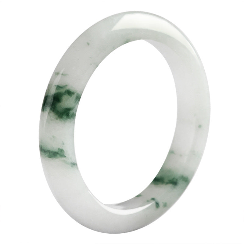 Ethnic Style Natural Jade Ring Ornament