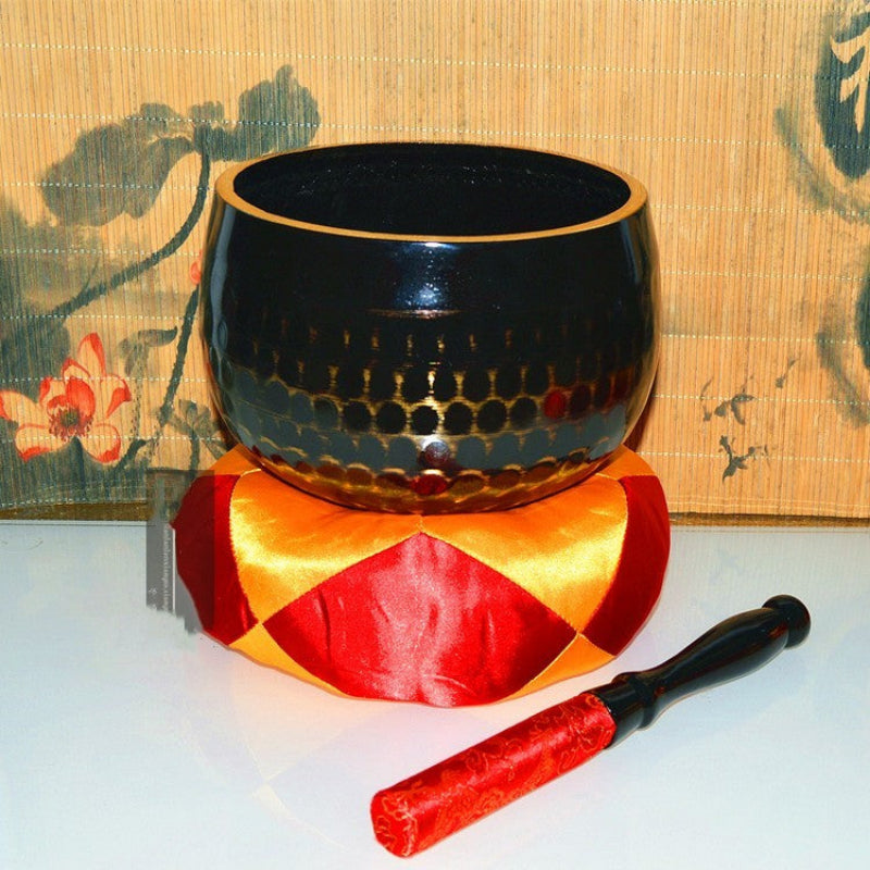 Black Copper Practice Buddha Sound Bowl Yoga Sound Healing Bowl