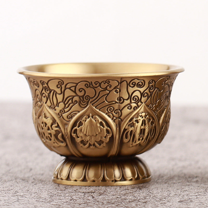 Buddha Cup Home Buddha Front Eight Cups for Purifying Water Cup