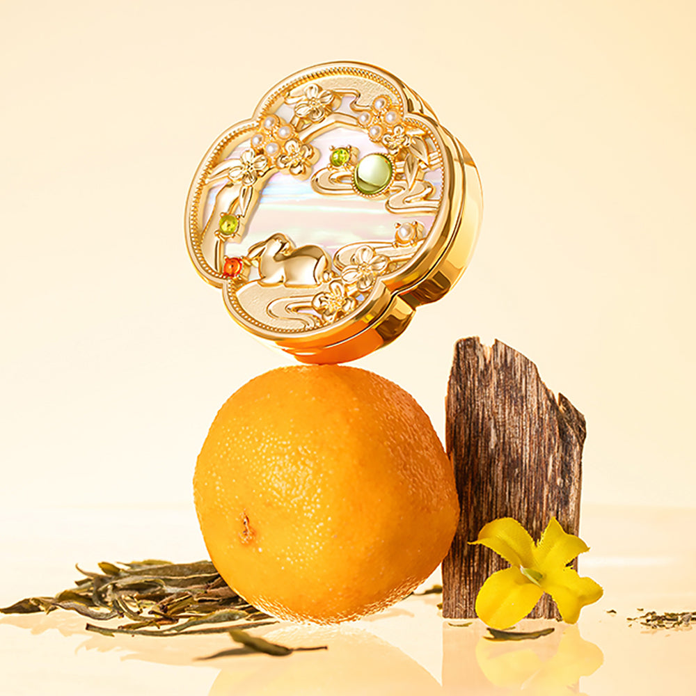 Solid Perfume Jade Rabbit Osmanthus Solid Balm Birthday Gift for Her-2