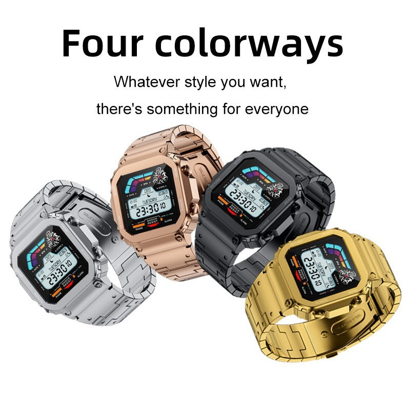 AW39 Bluetooth Call Sports Smart Watch - Health Management, Retro Fashion Design