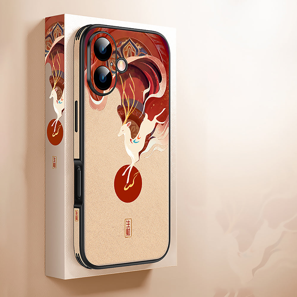 Phoenix Rides the Sky Apple iPhone 16 Mobile Phone Case-3