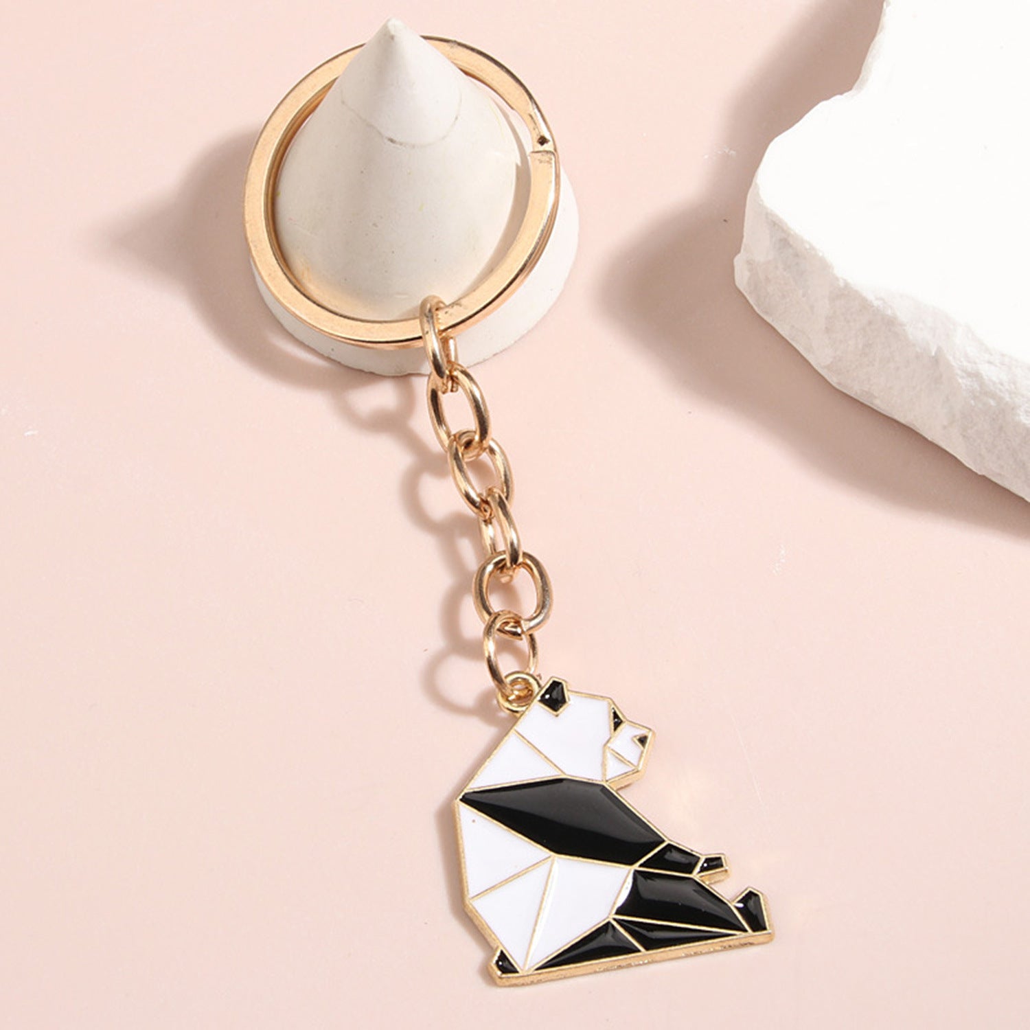 Cute animal key ring with panda, bunny, fox, koala design