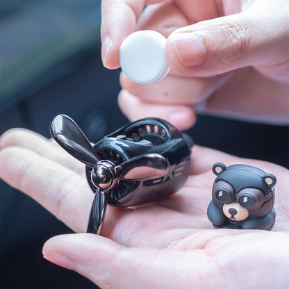 Haco Bear Car Mounted Aromatherapy Cartoon Cute Air Outlet Car Aromatherapy Decoration Car Accessories Ornaments