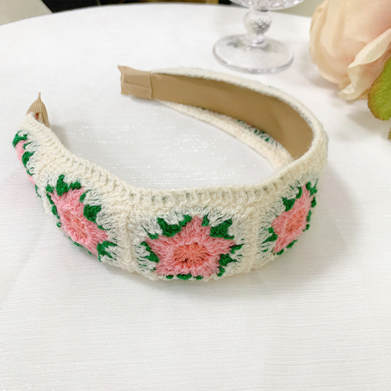 Ethnic Style Embroidery Floral New Chinese Style Headband Hair Accessories