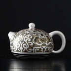 Hand-painted Silver Gilded Fengming Pot Teapot Single Teapot