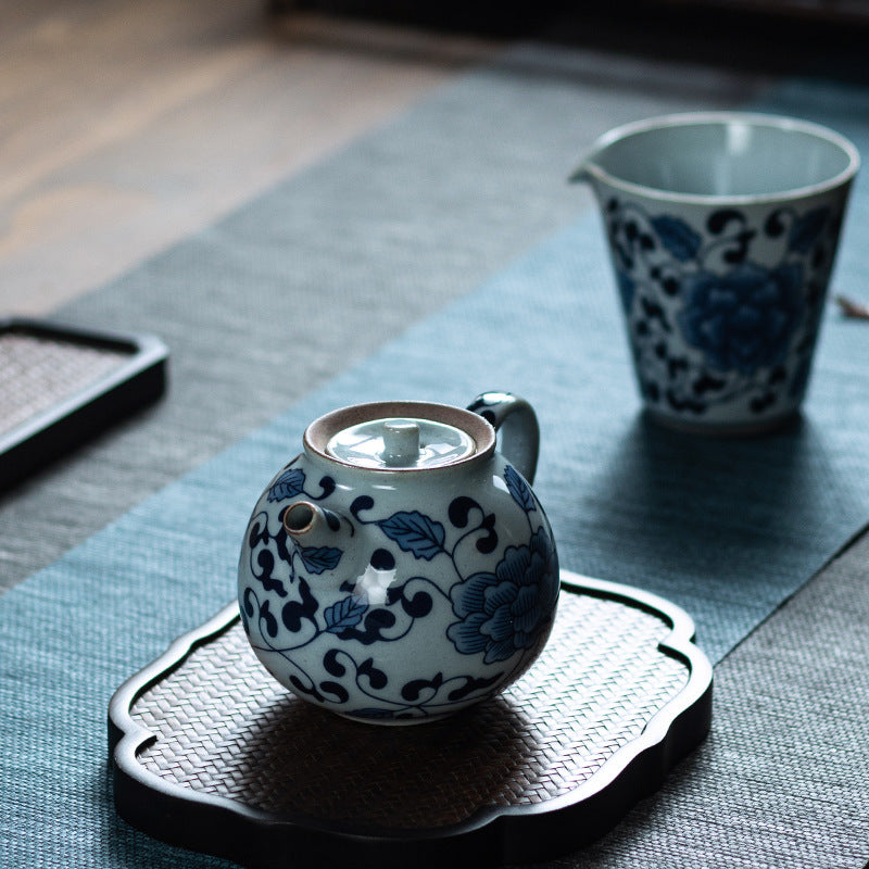 Chinese Vintage Ceramic Teapot Kung Fu