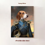 Cute Pet Into Oil Painting Cat Dog Head Custom Portrait