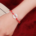 Unisex Tian Guan Zhi Fu Coin Braid Bracelet Anklets