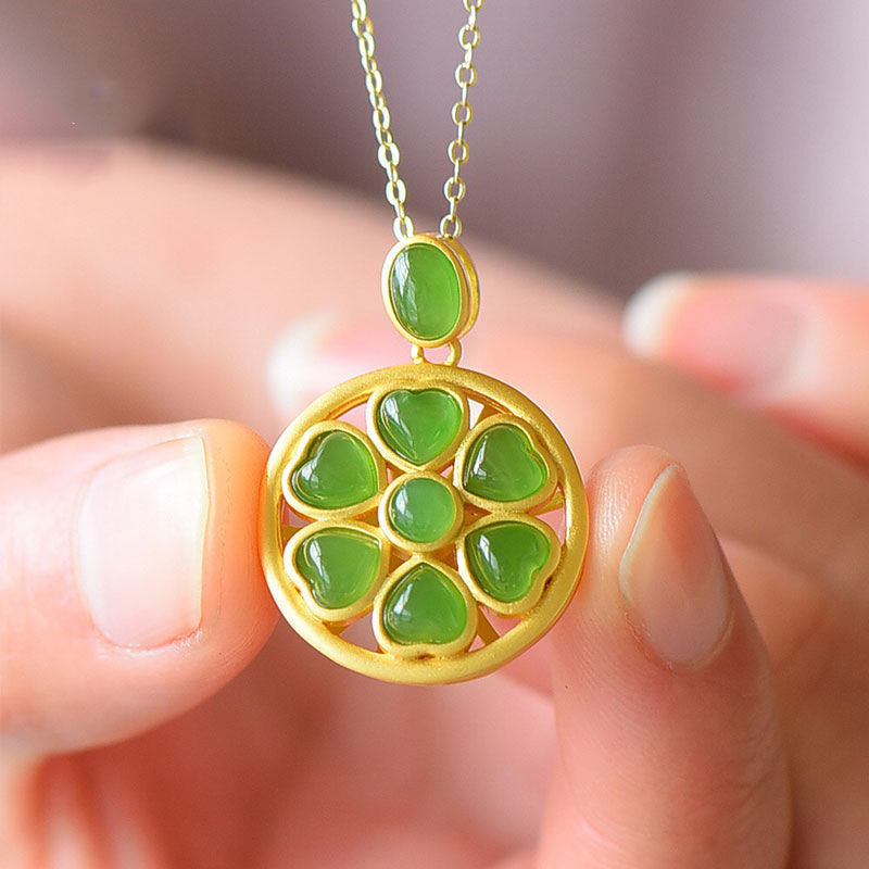 Women's Special-interest Design Jade Pendant Vintage Necklace