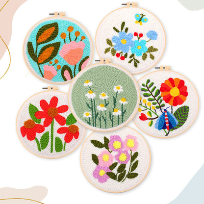 Handmade Embroidery Diy Poke Embroidery Material Package