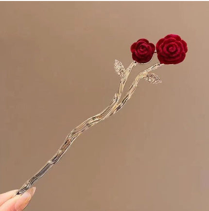 Plum Blossom Branch Tassel Hairpin Retro Hairpin