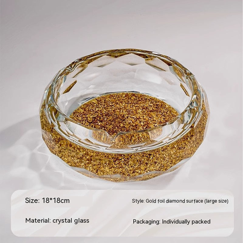 High End Luxury Crystal Glass Ashtray