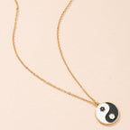 Tai Chi Bagua Necklace for Women Collarbone Chain
