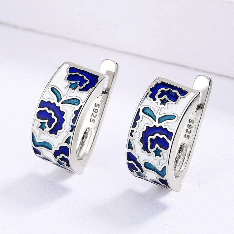 Chinese Style Classic Retro Temperament Elegant Earrings