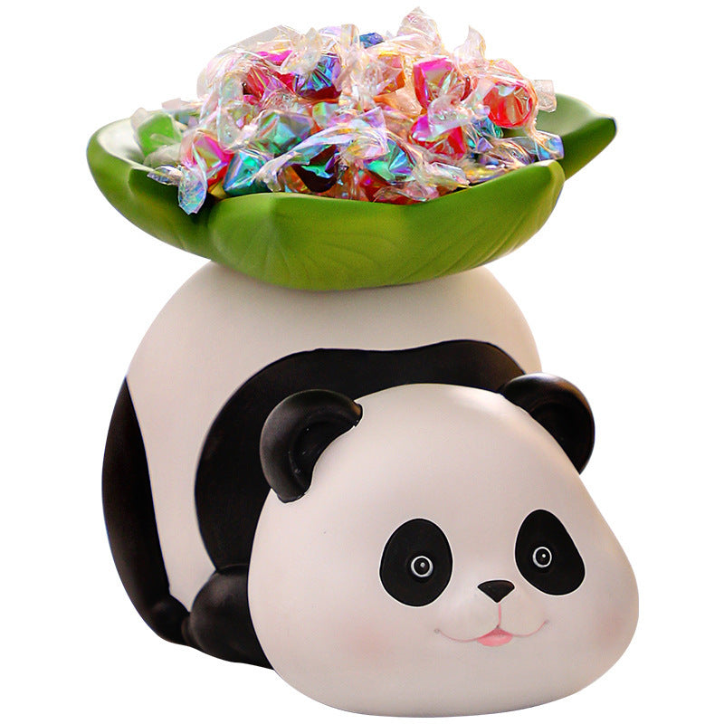 Panda Entrance Storage Tray Living Room Decoration