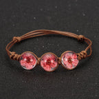 Dried Flower Glass Ball Flower Time Gem Bracelet