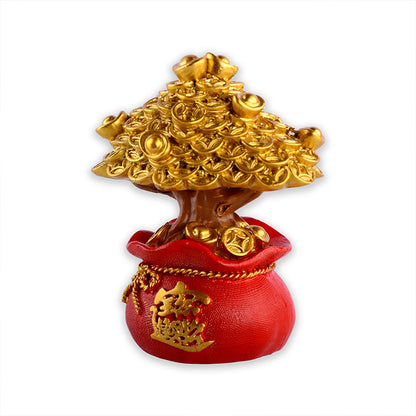 Fortune Tree Dress Up Car Home TV Cabinet Decoration