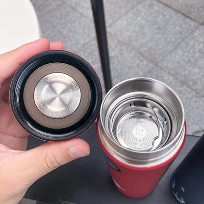 Chinese style creative stainless steel tea set thermos cup