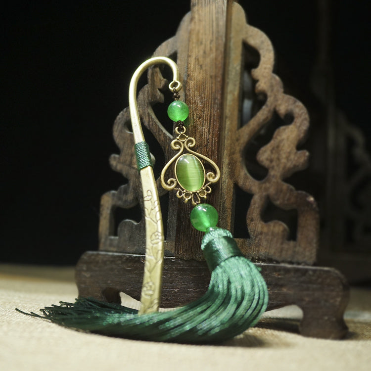 Gift hairpin classic tassel bookmark