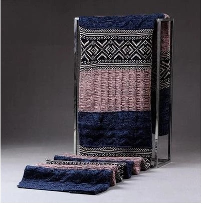 Knitted long scarf