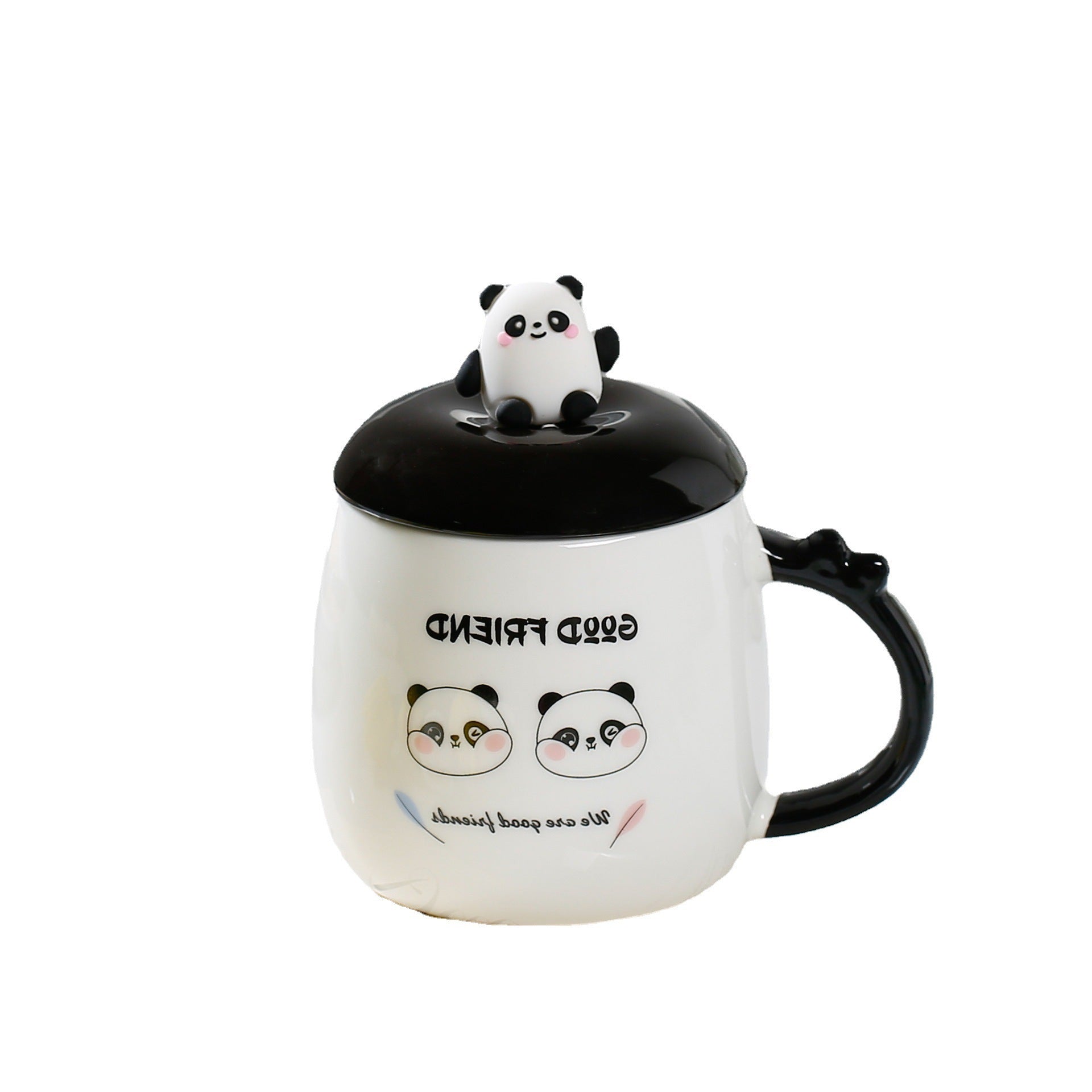 Cute Creative Cartoon Panda Ceramic Cup