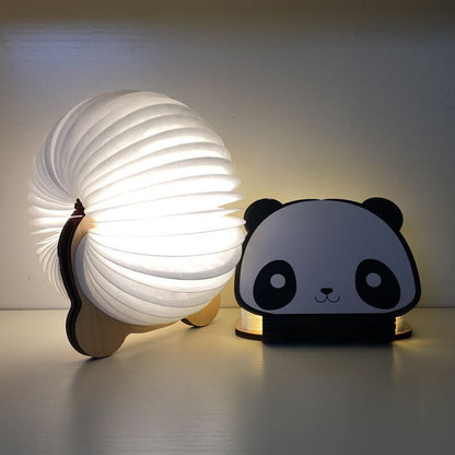 Panda book light colorful LED book light