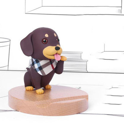 Cute Famous Dog Lazy Desktop Mobile Phone Holder