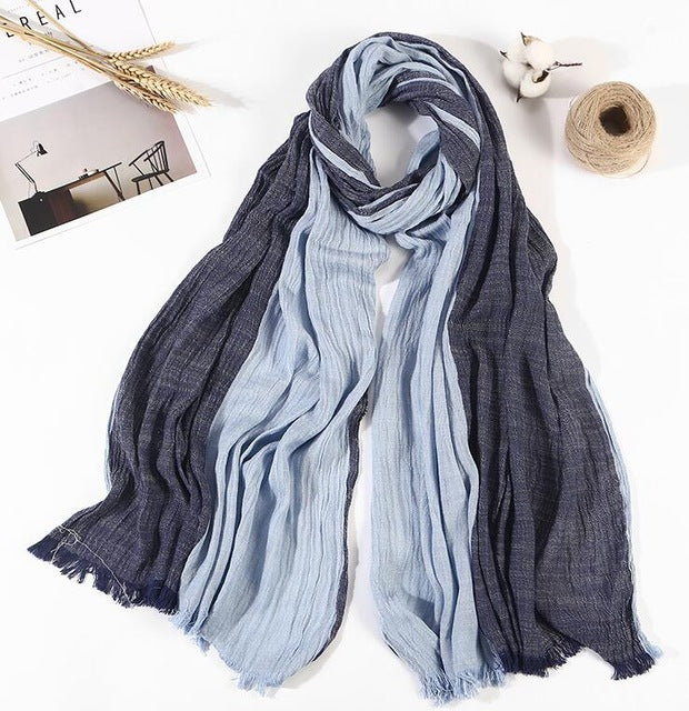 Men's cotton scarf