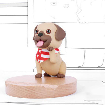 Cute Famous Dog Lazy Desktop Mobile Phone Holder