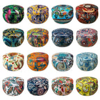 Floral Fruit Scented Candle Set 12 Soy Wax Travel Candles-3