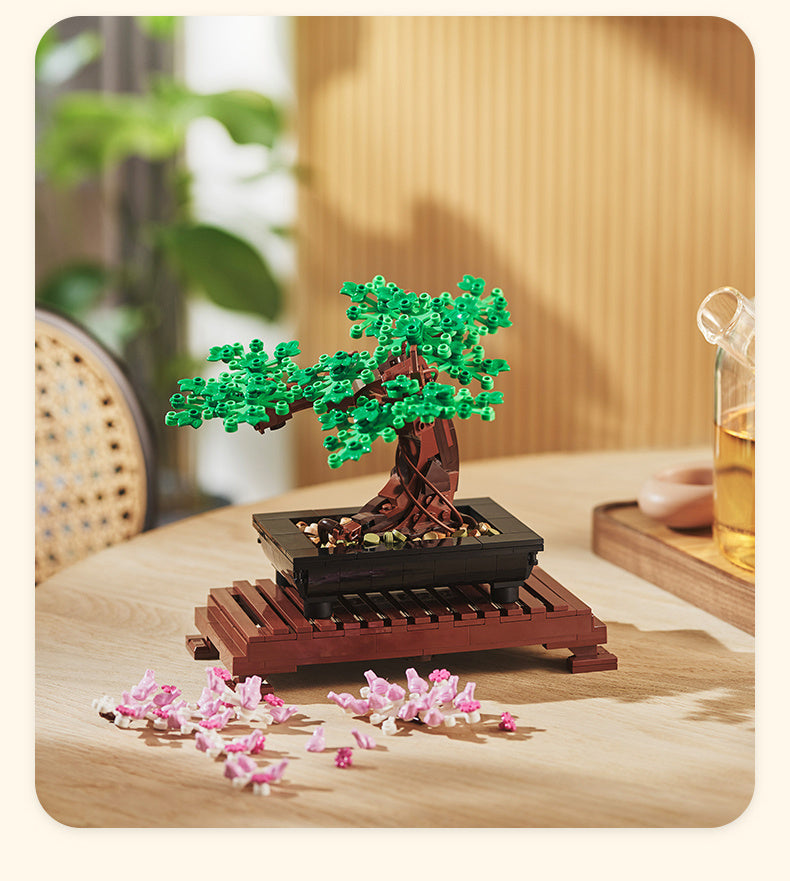 Assembling Building Blocks X19004 Bonsai Ornaments