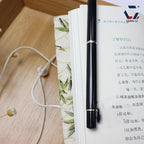 Crane Gilded Green Handmade Fabric Book Cover Notebook-4