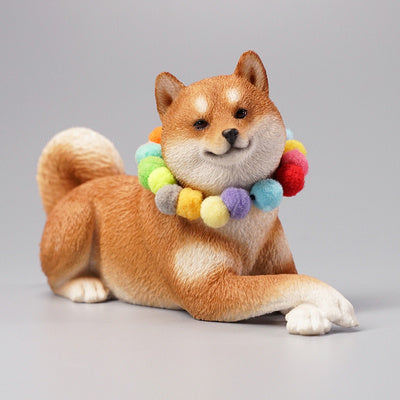 Horizontal Shiba Inu model ornaments BYD car interior decoration