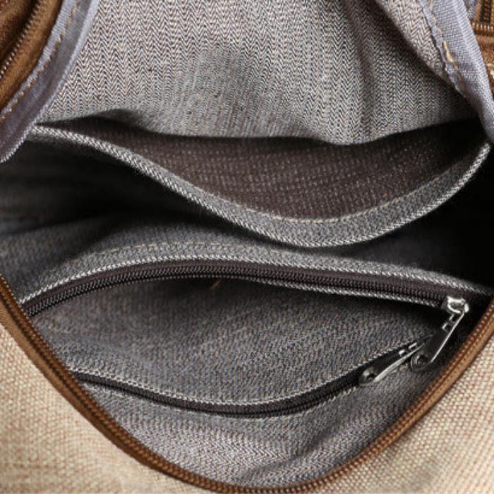 New style women's bag backpack canvas tassel backpack