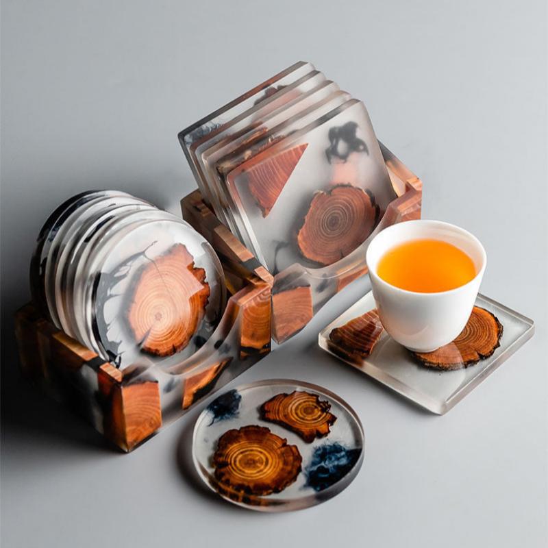 Household Coasters Zen Tea Set Accessories