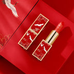 Chinese Style Music Lantern Gift Box Carved Lipstick Set-3