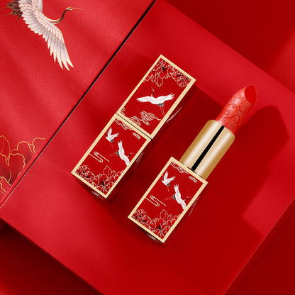 Chinese style carved lipstick