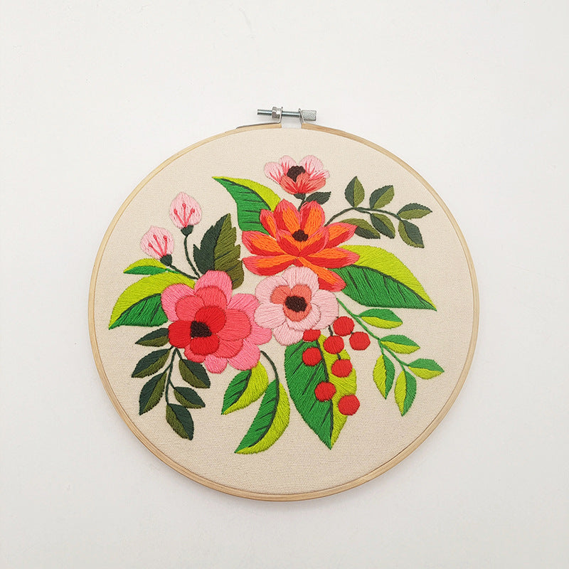 Lu Embroidery Handmade Embroidery Diy Hanging Painting Material Package