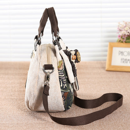 Ethnic style retro cloth bag