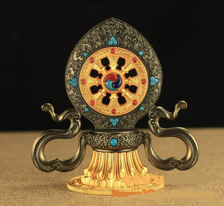 Tibetan Buddhism Tantric Instrument Wheel Wang Qizhen