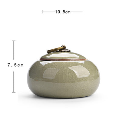 Airtight Tin Tea Box Tea Storage Container Medium Pu'er Tea Storage Tin