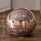 Creative Personality Metal Ashtray With Lid