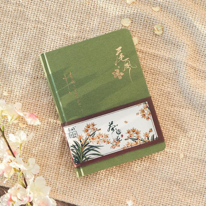 Beautiful Diary Chinese Style Full Color Page Illustration Notebook