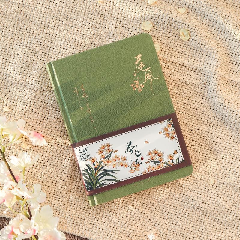 Beautiful Diary Chinese Style Full Color Page Illustration Notebook