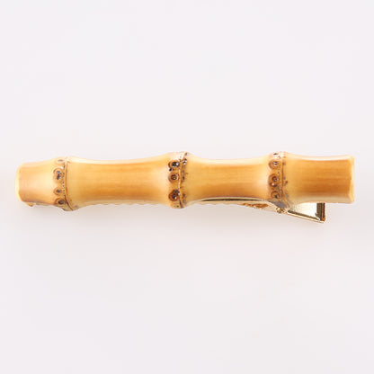 Simple And Elegant Bamboo And Wood Hairpin Chuck Top Clip