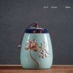 Stoneware Tea Caddy Kung Fu Tea Set Storage Tea Caddy