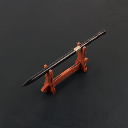 Ebony Hairpin In Ancient Chinese Clothes Sword In Hairpin Female Defensive Charm Bamboo Hairpin Hairpin With Hidden Sword