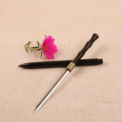 Ebony Hairpin In Ancient Chinese Clothes Sword In Hairpin Female Defensive Charm Bamboo Hairpin Hairpin With Hidden Sword