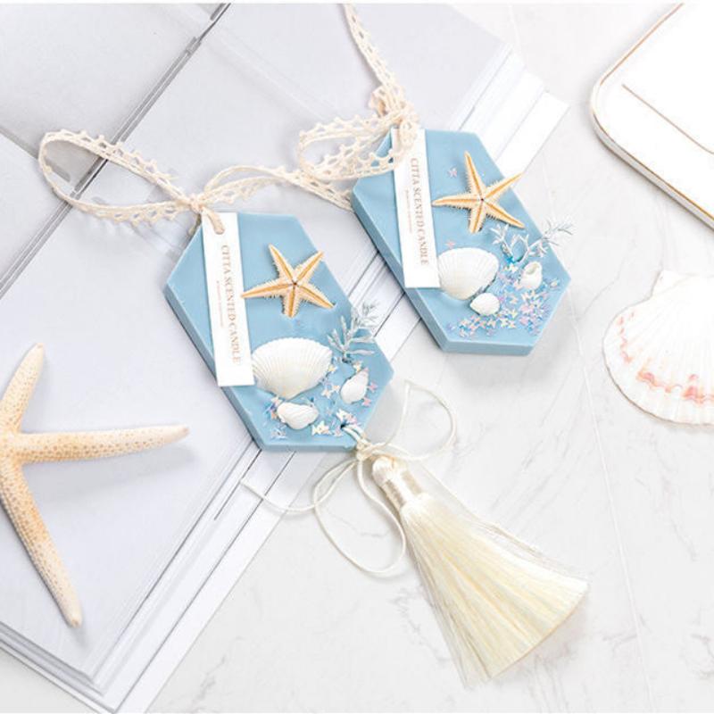 Blue Wind Chime Wardrobe Clothes Solid Aromatherapy Wax Tablets